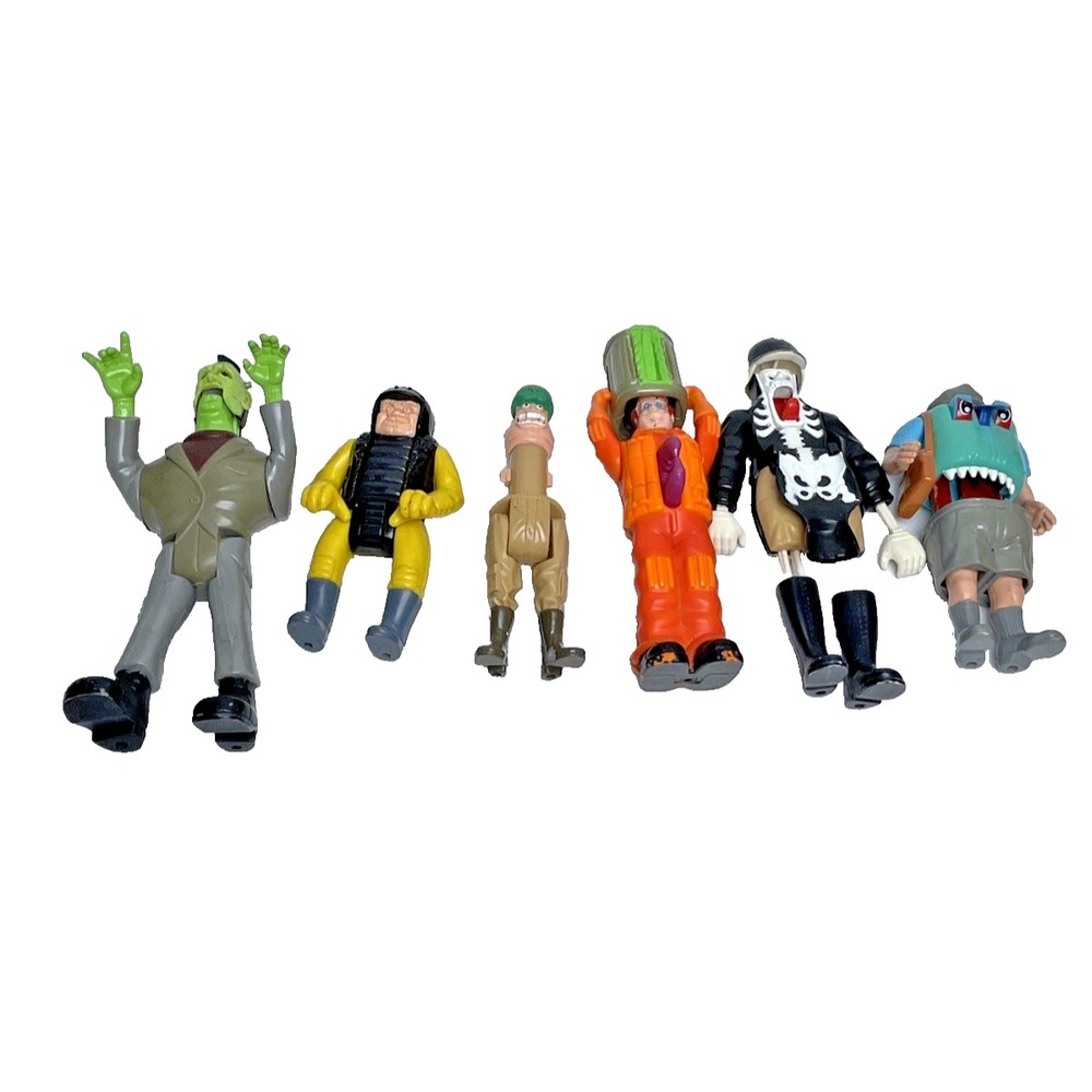 Real Ghostbusters Vintage 1980s Haunted Human Monsters Action Figure Lot Of 6